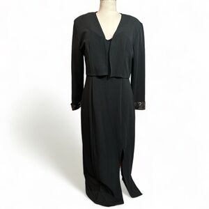 Vintage I.S.B Dress and Cropped Blazer Set